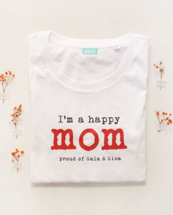 Camiseta personalizable “Happy Mom”